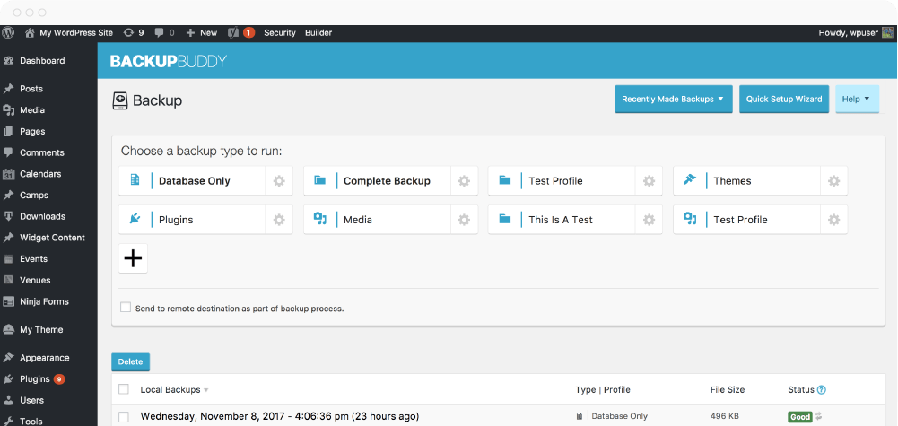 Rekomendasi plugin backup