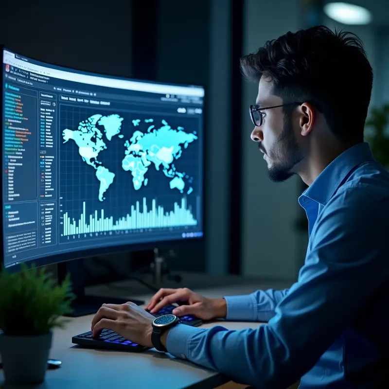 Analisis data dengan AI memberikan wawasan strategis untuk kampanye pemasaran.