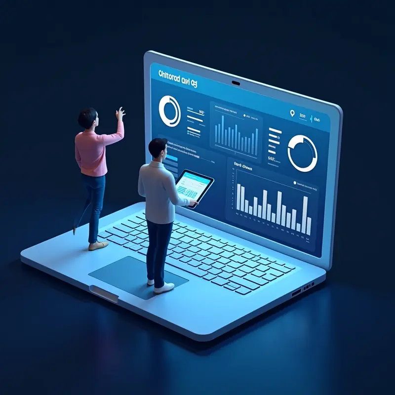 Dashboard AI canggih pada OpenAI Jobs Platform yang memudahkan pencocokan kandidat dan perusahaan.