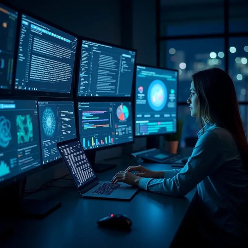 Antarmuka Gemini AI menampilkan kemampuan multimodal dan pemrosesan data masif secara simultan.