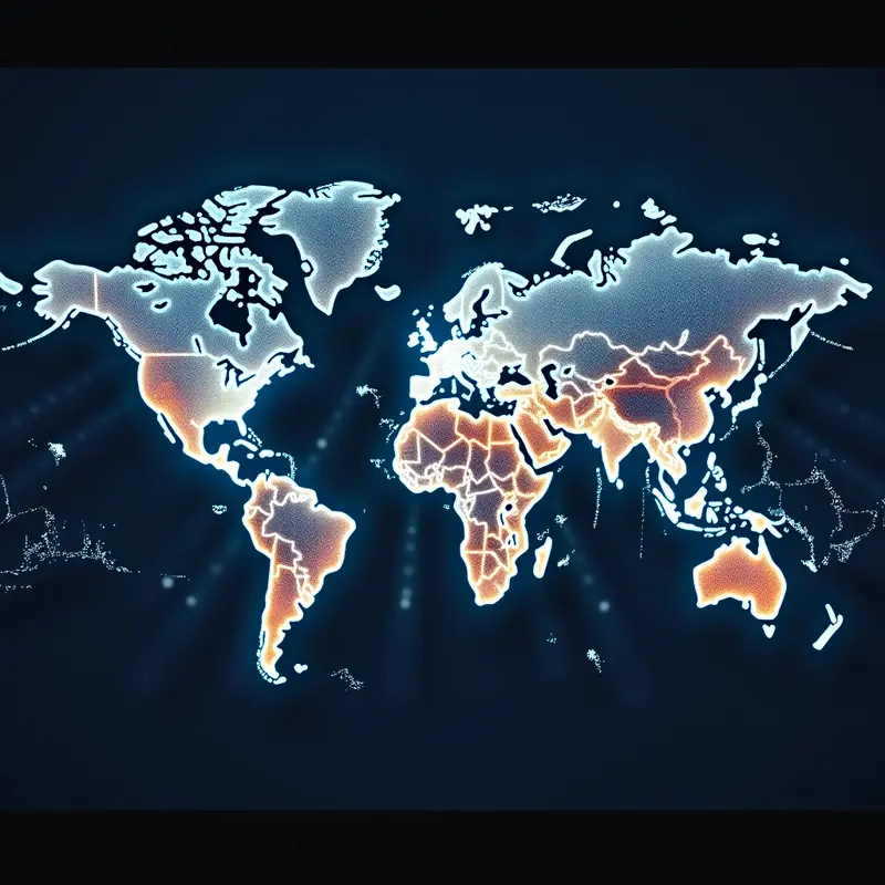 Chip AI fotonic ultra-kompak di atas ujung jari manusia, menampilkan sirkuit optik nanoskala.