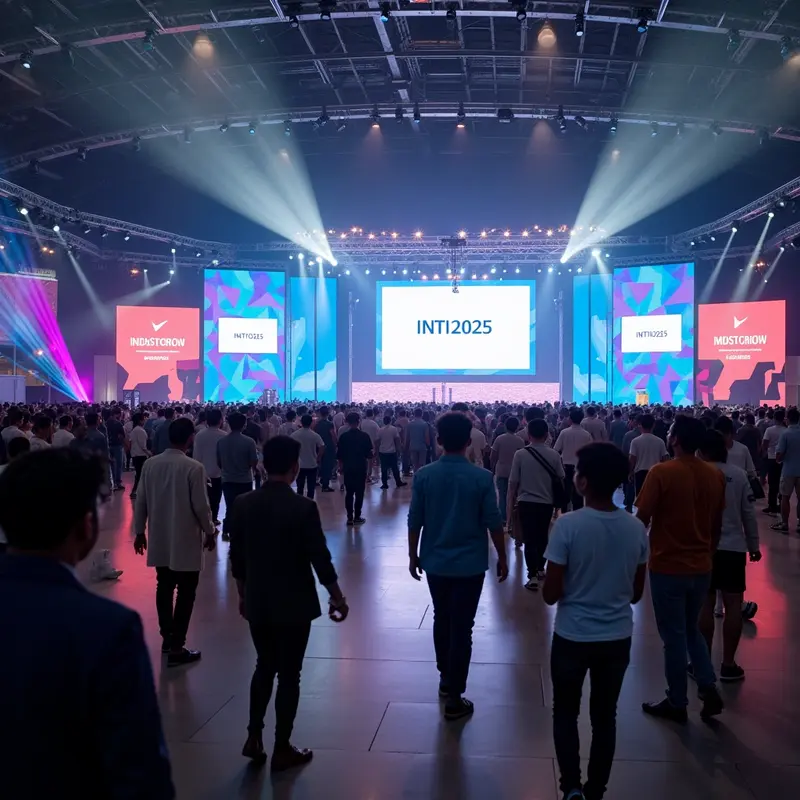 JIExpo Kemayoran tampak lengang setelah pengumuman penundaan INTI 2025.