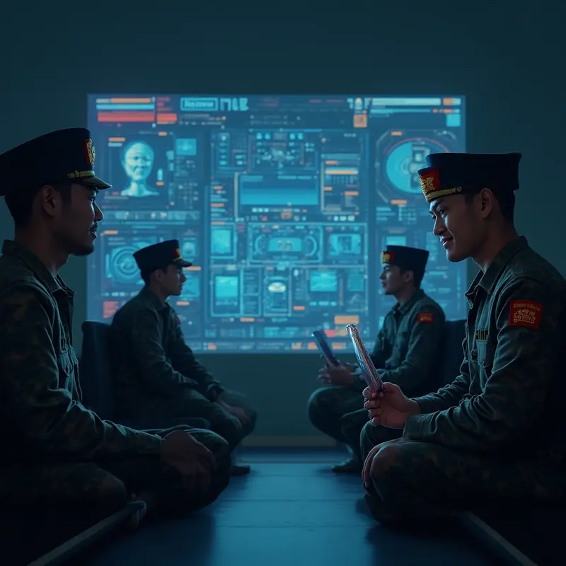 Modernisasi alutsista dan organisasi TNI dengan adopsi teknologi mutakhir.