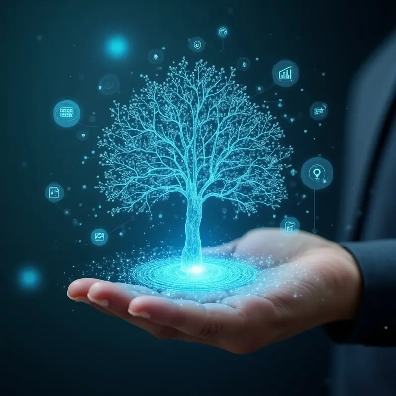 Sistem IoT dan AI terintegrasi mengelola alur sampah dan produksi hidrogen di fasilitas cerdas.