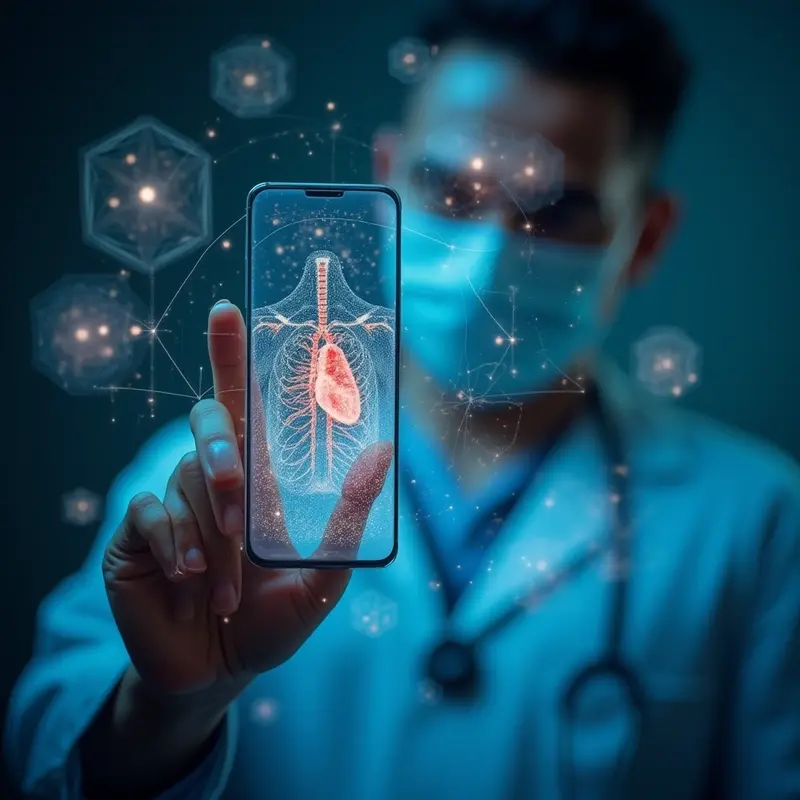 Tenaga medis di Indonesia memanfaatkan analisis AI dalam layanan rumah sakit.