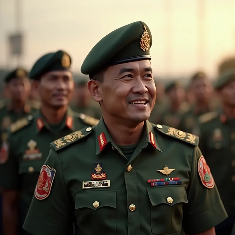 Modernisasi alutsista dan organisasi TNI dengan adopsi teknologi mutakhir.