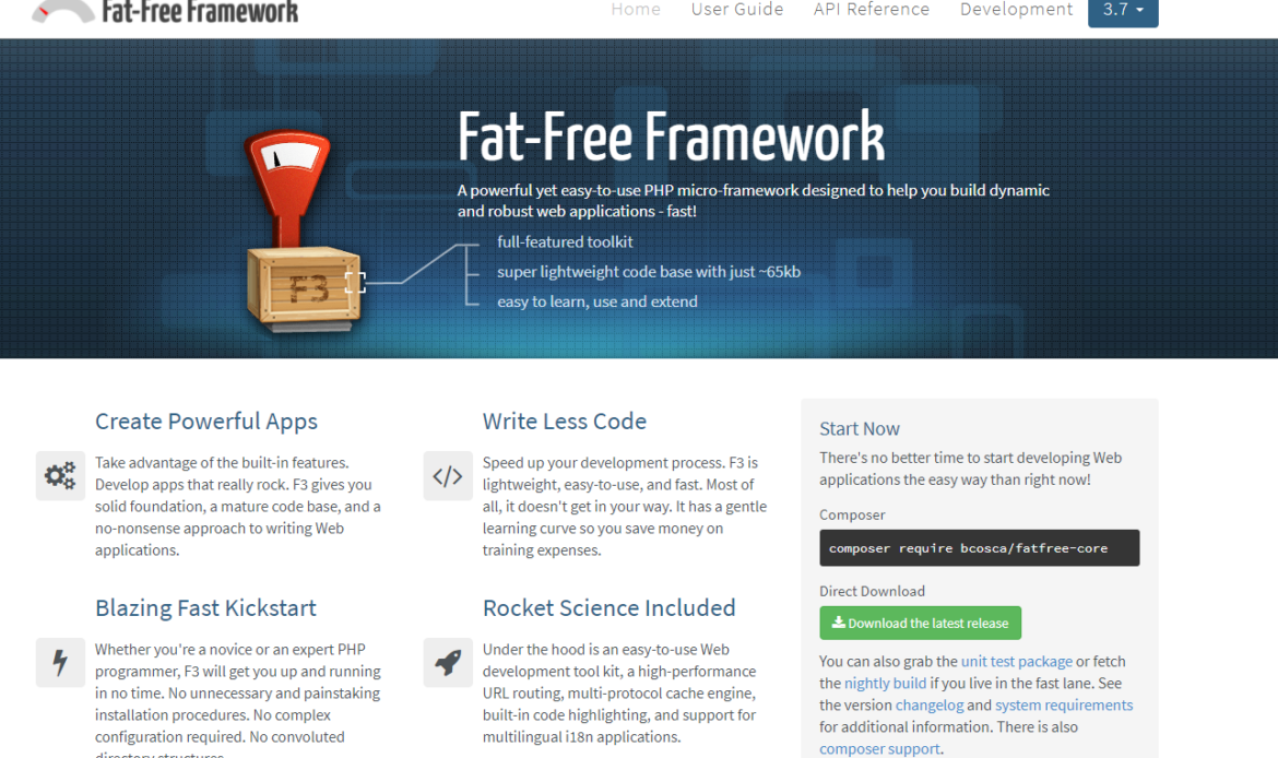 PHP Framework Fast Free