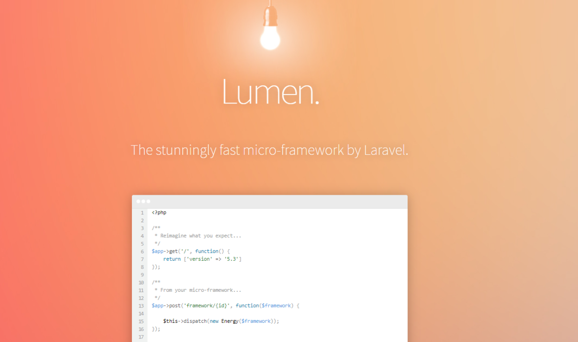 framework PHP Lumen