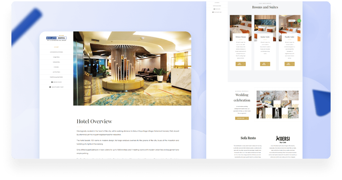 Hotel Landingpage